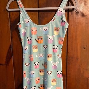 Black milk kawaii green dress small